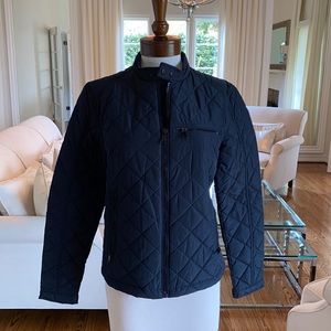 Men’s Zara quilted bomber jacket.